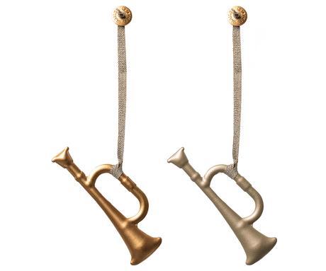 Ornament Trumpet, Metal 2 ass.