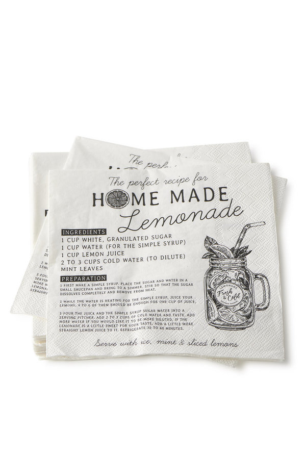 Rivièra Maison Paper Napkin Home Made Lemonade