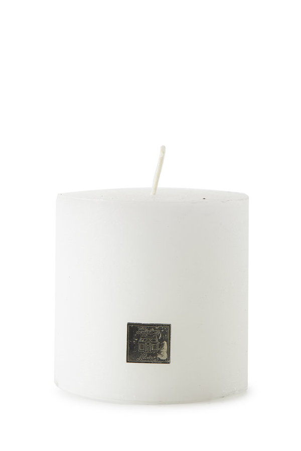 Rivièra Maison - Rustic Candle frosted white 10x10