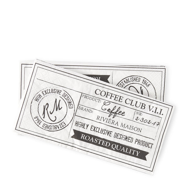 Rivièra Maison - Paper Napkin Coffe Club