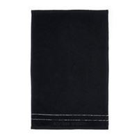 Rivièra Maison - RM Elegant Guest Towel black 50x30