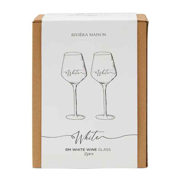 Rivièra Maison - RM White Wine Glass 2 pcs