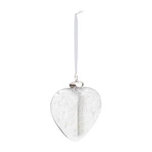 Rivièra Maison - Merry Christmas Heart Ornament silv