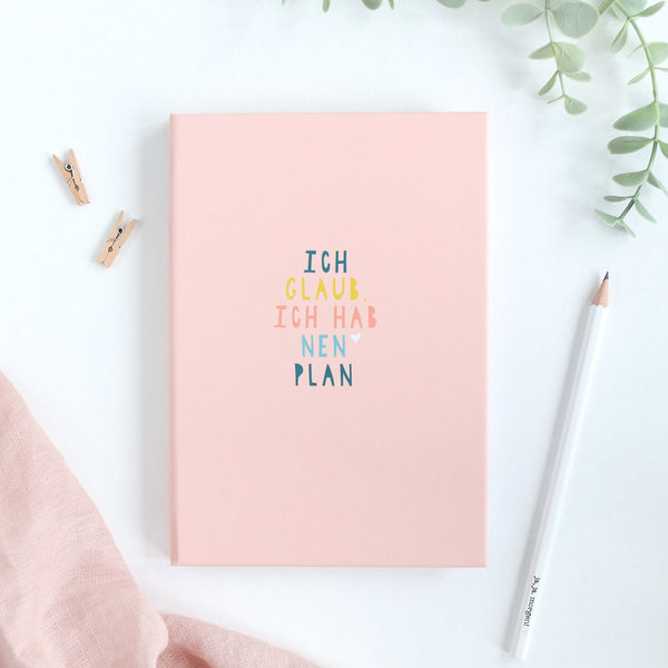 odernichtoderdoch - Sticky Notes Book "Ich hab nen Plan", rosa