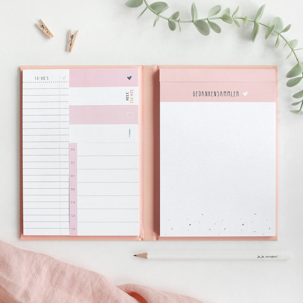 odernichtoderdoch - Sticky Notes Book "Ich hab nen Plan", rosa