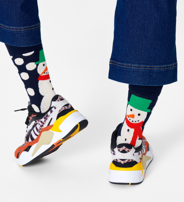 Happy Socks - Jumbo Snowman Sock