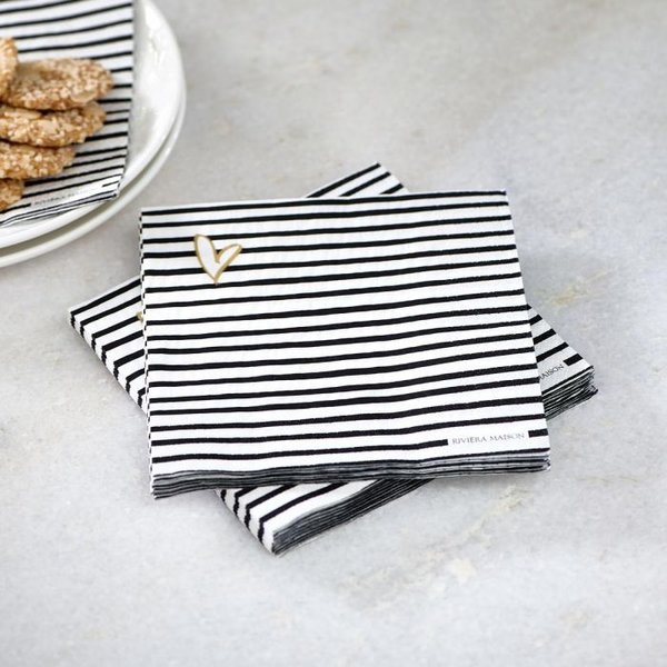 Rivièra Maison - Paper Napkin RM Dots & Stripes