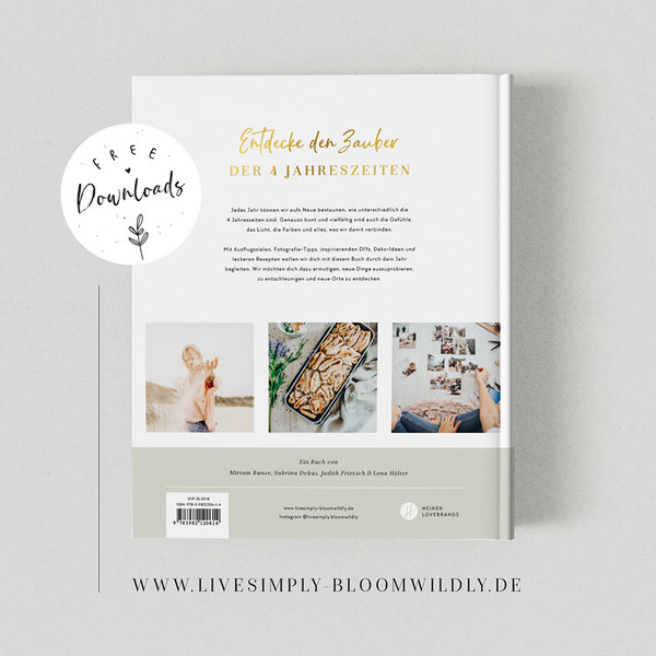odernichtoderdoch - Table Book "Live simply-bloom wildly"