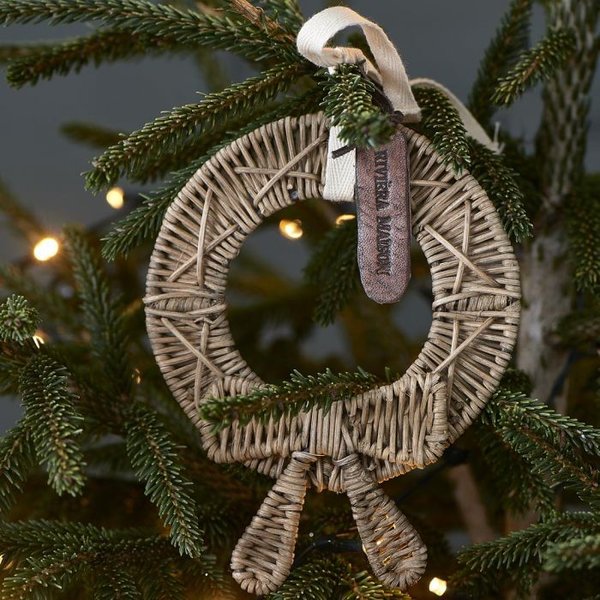 Rivièra Maison - Rustic Rattan Mini Christmas Wreath