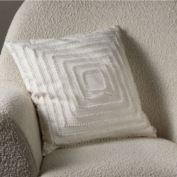 Rivièra Maison - Square Lace Pillow Cover 50x50