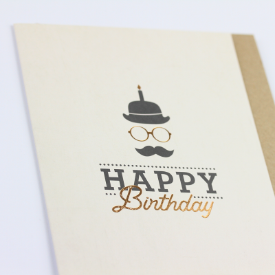Grafik Werkstatt - Doppelkarte Happy Birthday