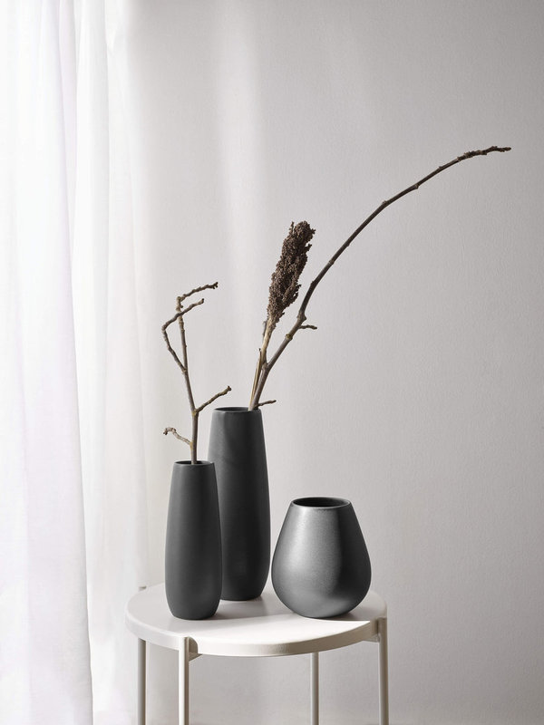 Vase, Black Iron Ease   32cm