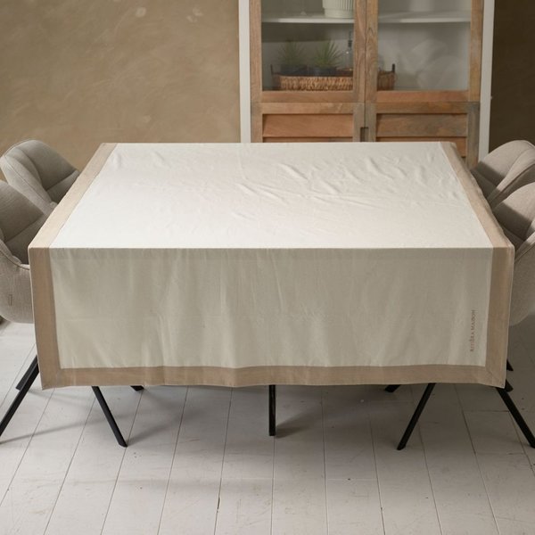 Rivièra Maison - Classic Table Cloth white 270x150