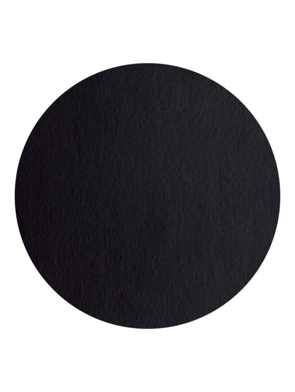 ASA Selction - Tischset Lederoptik rund, schwarz